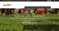 Desktop Screenshot of nashville-lawnequipment.com