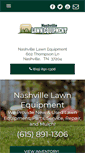 Mobile Screenshot of nashville-lawnequipment.com